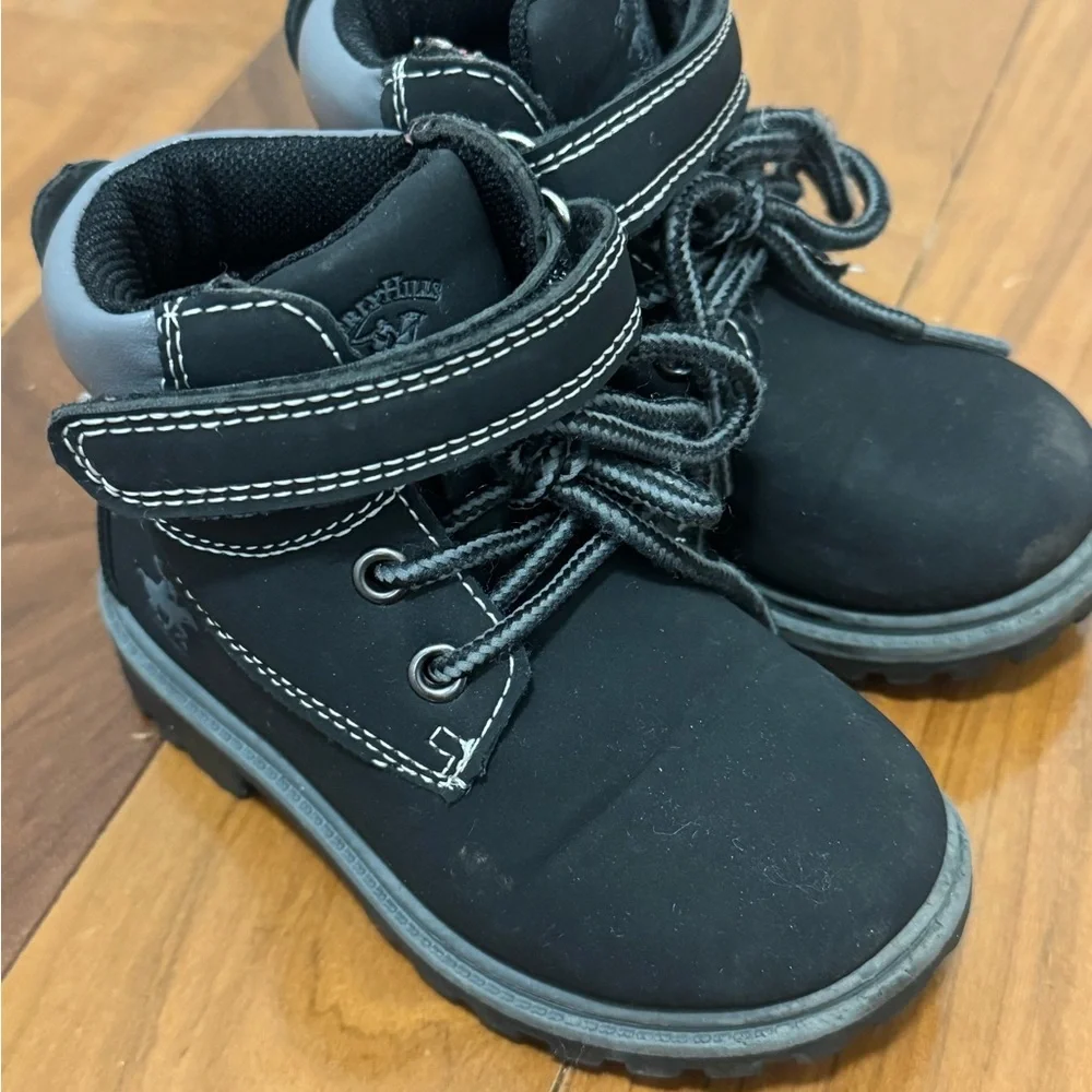 Beverly Hills Polo Club Black Kids Boots size 7
